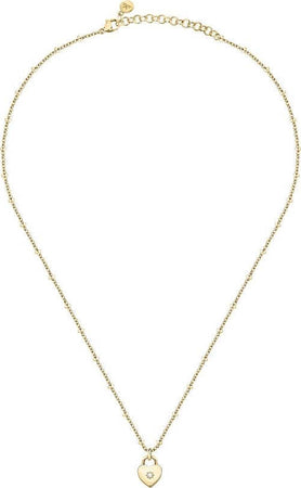 Collana-MORELLATO-donna-Abbraccio-acciaio-dorato-/-cuore