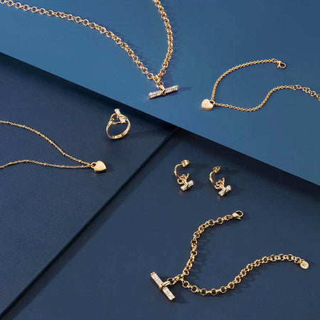 Collana-MORELLATO-donna-Abbraccio-acciaio-dorato-/-cuore