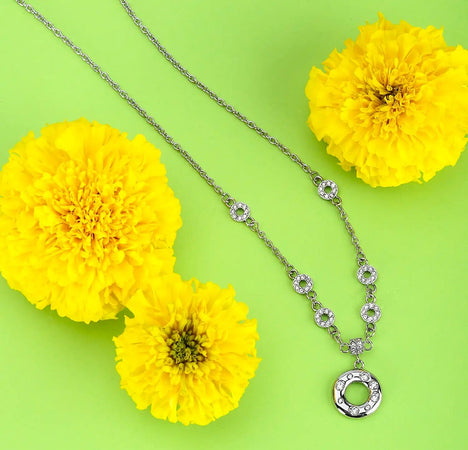 Collana-MORELLATO-donna-Bagliori-acciaio-/-cristalli-bianchi