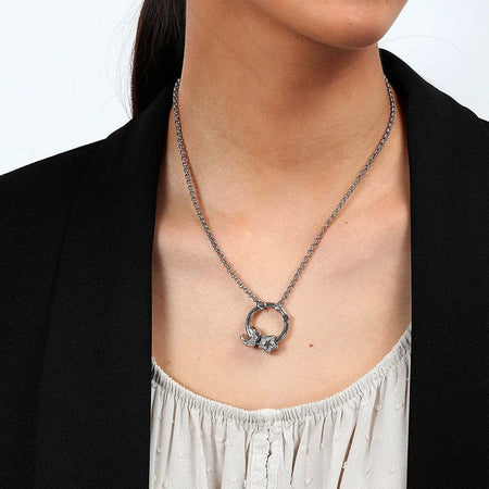 Collana-MORELLATO-donna-Drop-acciaio-stella-/-luna