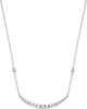 Collana-MORELLATO-donna-Tesori-argento-925-/-cristalli-bianchi