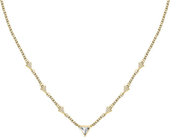 Collana-MORELLATO-donna-Trillant-dorato-/-cristalli