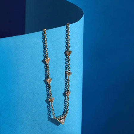 Collana-MORELLATO-donna-Trillant-dorato-/-cristalli