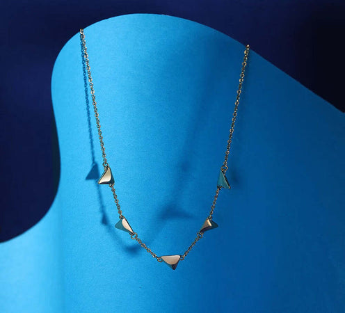 Collana-MORELLATO-donna-Trillant-dorato-/-triangoli