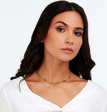 Collana-MORELLATO-donna-Trillant-dorato-/-triangoli