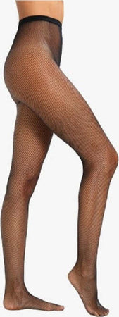 Collant-A-Rete-Glitterato-Calze-Intimo-Donna-Elasticizzate-Taglia-Unica