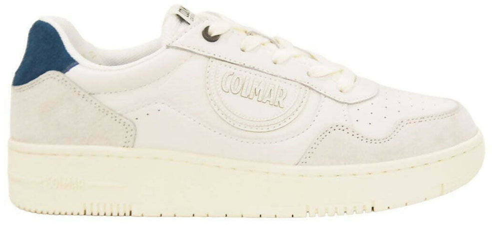 Colmar Sneakers Uomo In Pelle Bianche AUSTIN LOOK 040 White/Denim