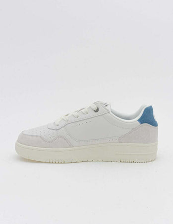Colmar Sneakers Uomo In Pelle Bianche AUSTIN LOOK 040 White/Denim