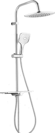 Colonna Doccia Attrezzata 009 Ottone Cromato 2 Funzioni Soffione Doccetta Quadro Fai da te/Attrezzature per cucine e bagni/Attrezzature per bagni/Docce e componenti doccia/Filtri supporti e soffioni doccia/Docce fisse Ogomondo - Martina Franca, Commerciovirtuoso.it