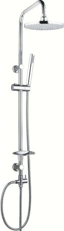 Colonna Doccia Attrezzata 025 Ottone Cromato Soffione Tondo Doccetta Fai da te/Attrezzature per cucine e bagni/Attrezzature per bagni/Docce e componenti doccia/Filtri supporti e soffioni doccia/Docce fisse Ogomondo - Martina Franca, Commerciovirtuoso.it