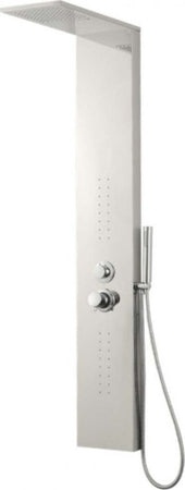 Colonna-Doccia-Attrezzata-Easy-in-Acciaio-Inox-Cascata-Cromo-Lucido-150x23x53