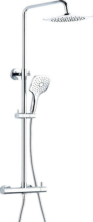 Colonna Doccia Attrezzata Mix Ottone Cromato 2 Funzioni Fai da te/Attrezzature per cucine e bagni/Attrezzature per bagni/Docce e componenti doccia/Filtri supporti e soffioni doccia/Docce fisse Ogomondo - Martina Franca, Commerciovirtuoso.it