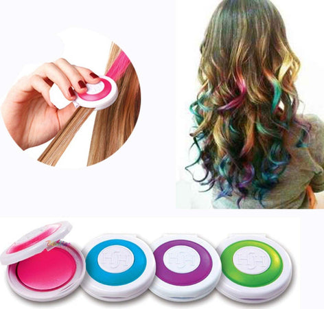 COLORI TINTA TEMPORANEI PER CAPELLI IN QUATTRO COLORAZIONI BLU VERDE ROSA VIOLA Bellezza/Cura dei capelli/Colore/Colore semi permanente Trade Shop italia - Napoli, Commerciovirtuoso.it