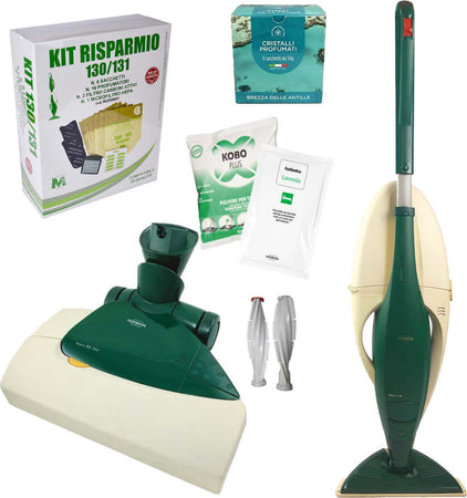Combo Folletto VK 131 + Battitappeto EB350 (ricondizionato) Casa e cucina/Aspirapolvere e pulizia di pavimenti e finestre/Aspirapolvere/Aspirapolvere verticale Grow Up - Casoria, Commerciovirtuoso.it