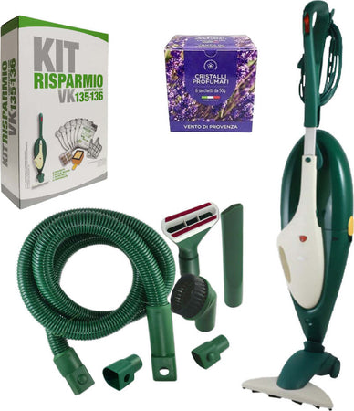 Combo Folletto VK 135 + Kit tubo (ricondizionato) Casa e cucina/Aspirapolvere e pulizia di pavimenti e finestre/Aspirapolvere/Aspirapolvere verticale Grow Up - Casoria, Commerciovirtuoso.it