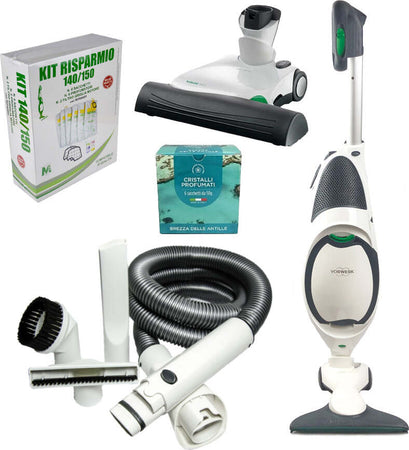 Combo Folletto VK 150 + Kit Tubo + Battitappeto EB370 Casa e cucina/Aspirapolvere e pulizia di pavimenti e finestre/Aspirapolvere/Aspirapolvere verticale Grow Up - Casoria, Commerciovirtuoso.it