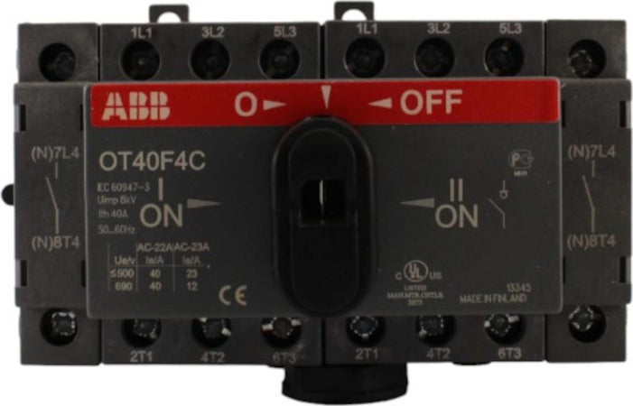 Commutatore-sezionatore-manuale-4-poli-40A-ABB
