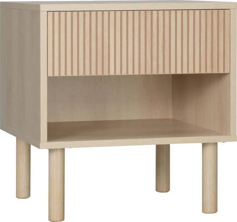 Comodino-Moderno-con-Cassetto-e-Ripiano-Aperto-in-Truciolato,-47x47x50-cm,-Color-Legno-IK4831-506IK4