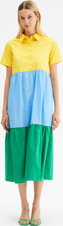 COMPANIA FANTASTICA | Abito midi color block Moda/Donna/Abbigliamento/Vestiti/Casual You Store - Messina, Commerciovirtuoso.it