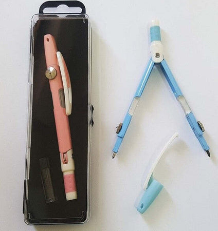 Compasso-Compatto-Portatile-Per-Disegni-Tecnici-Geometrico-Scuola-Lavoro-Ufficio