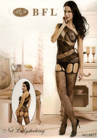 Completino-Sexy-Con-Reggicalze-Lingerie-Intimo-Donna-Hot-Nero-Taglia-Unica-8877