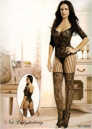 Completino-Sexy-Lingerie-Intimo-Donna-Guepiere-Hot-Body-Nero-Taglia-Unica-8885