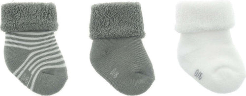 Completo 3 Calzine Lisce Grigio Moda/Prima infanzia/Abbigliamento/Bambino 0-24/Calze e calzamaglie/Calzini La Casa Del Bebè - Napoli, Commerciovirtuoso.it