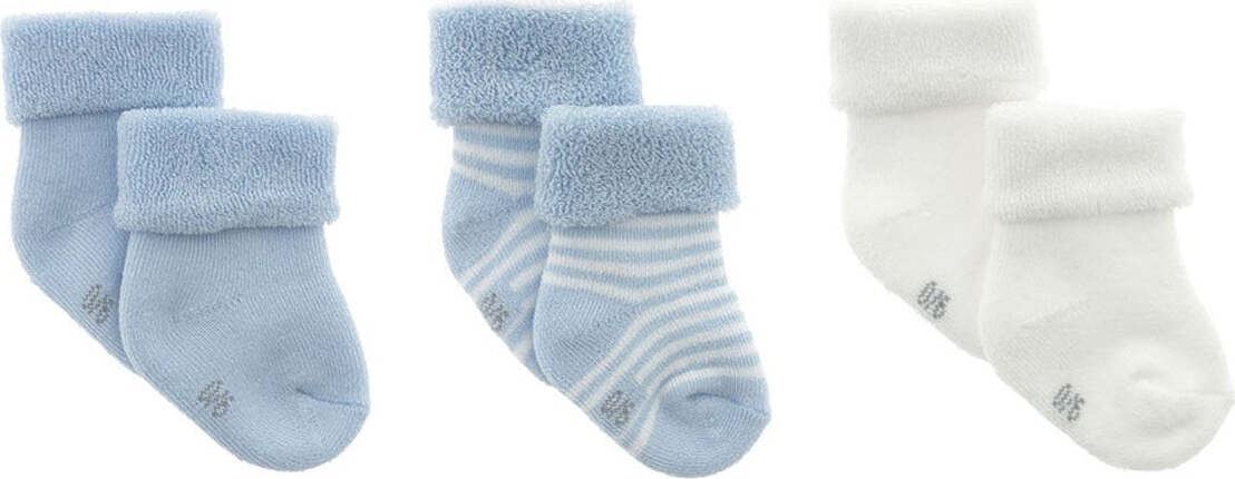Completo 3 Calzine Liso Azzurro Moda/Prima infanzia/Abbigliamento/Bambino 0-24/Calze e calzamaglie/Calzini La Casa Del Bebè - Napoli, Commerciovirtuoso.it