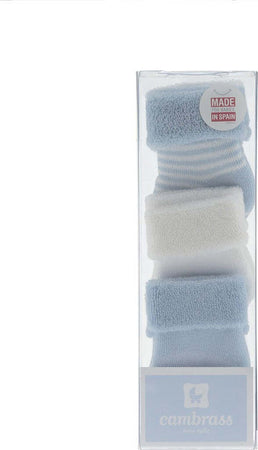 Completo 3 Calzine Liso Azzurro Taglia 0000 ( 15 - 16) Moda/Prima infanzia/Abbigliamento/Bambino 0-24/Calze e calzamaglie/Calzini La Casa Del Bebè - Napoli, Commerciovirtuoso.it