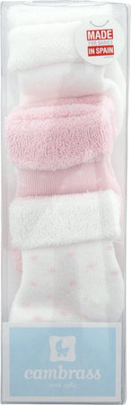 Completo 3 Calzine Motas Rosa Taglia 000 ( 17 - 18) Moda/Prima infanzia/Abbigliamento/Bambina 0-24/Calze e calzamaglie/Calzini La Casa Del Bebè - Napoli, Commerciovirtuoso.it