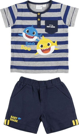 Completo Baby Shark da 12 a 36 Mesi novità Moda/Bambini e ragazzi/Abbigliamento/Completi e coordinati/Completi due pezzi con pantaloncino Store Kitty Fashion - Roma, Commerciovirtuoso.it