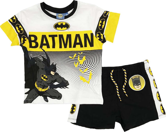 Completo Batman bambino Moda/Bambini e ragazzi/Abbigliamento/Completi e coordinati/Completi due pezzi con pantaloncino Store Kitty Fashion - Roma, Commerciovirtuoso.it