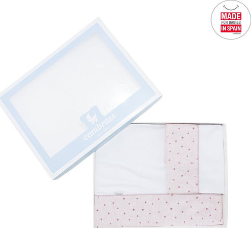 Completo Cestone 3 Pz 80X120X1 Cm Stela Rosa Casa e cucina/Tessili per la casa/Biancheria per culle e lettini/Biancheria bebè/Completi da culla La Casa Del Bebè - Napoli, Commerciovirtuoso.it