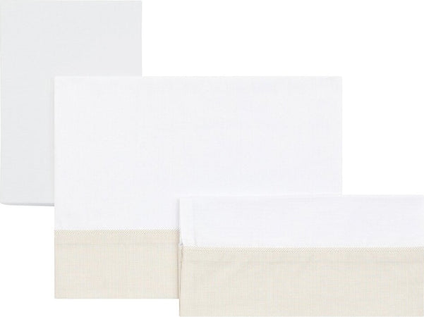 Completo Culla 3 Pz 80X120X1 Cm Star Beige Casa e cucina/Tessili per la casa/Biancheria per culle e lettini/Biancheria bebè/Completi da culla La Casa Del Bebè - Napoli, Commerciovirtuoso.it