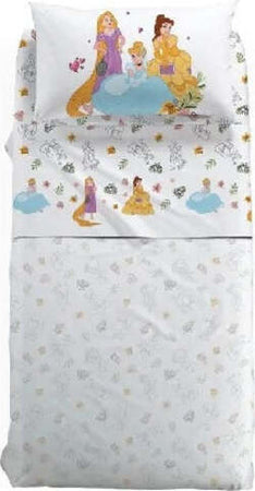Completo Lenzuola 1posto Personaggi Art.princess Casa e cucina/Tessili per la casa/Biancheria per la cameretta/Lenzuola e federe/Set di lenzuola e federe Biancheria Arredo Home - Nola, Commerciovirtuoso.it