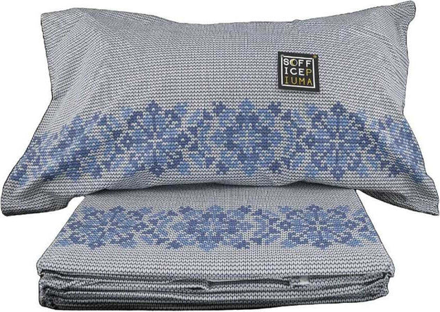 Completo Lenzuola Matrimoniale Misura Maxi In Flanella Articolo Tricot Azzurro Casa e cucina/Tessili per la casa/Biancheria da letto/Lenzuola e federe/Set di lenzuola e federe La Bottega del Risparmio - Bari, Commerciovirtuoso.it