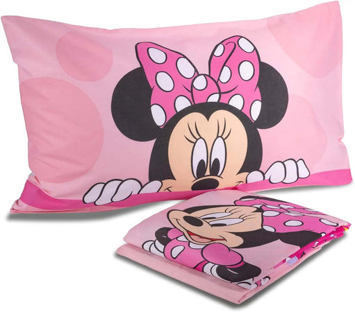 Completo lenzuola minnie singolo 100% cotone - Disney