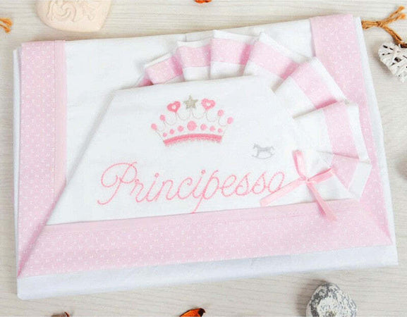 Completo-Lenzuola-Neonato-per-Culla-Principessa