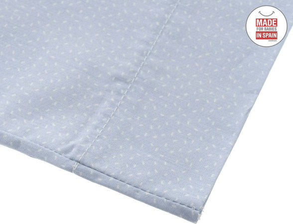 Completo Lettino 3 Pz 100X165X1 Cm Sky Azzurro Casa e cucina/Tessili per la casa/Biancheria per culle e lettini/Biancheria bebè/Completi da lettino con sbarre La Casa Del Bebè - Napoli, Commerciovirtuoso.it