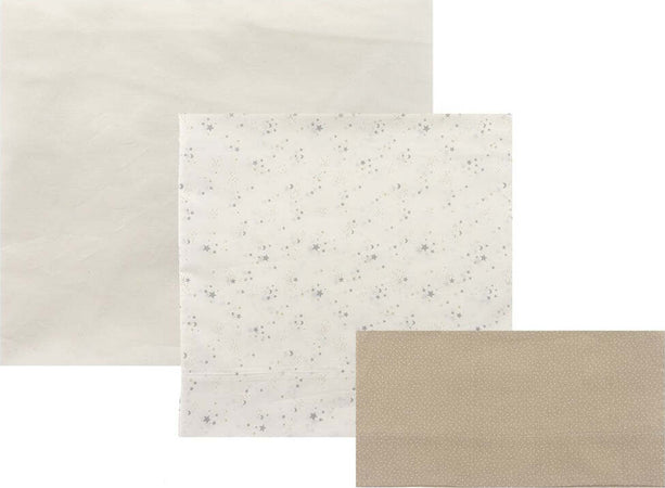 Completo Lettino 3 Pz. 120X180X1 Cm Sky Beige Casa e cucina/Tessili per la casa/Biancheria per culle e lettini/Biancheria bebè/Completi da lettino con sbarre La Casa Del Bebè - Napoli, Commerciovirtuoso.it
