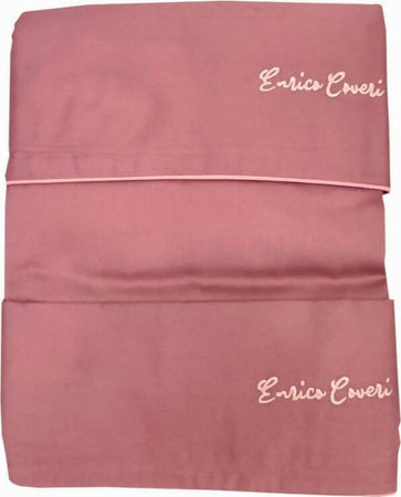 Completo Letto Matrimoniale In Puro Raso Di Cotone 100% Enrico Coveri Con Finitura A Piping E Logo Ricamato Casa e cucina/Tessili per la casa/Biancheria da letto/Lenzuola e federe/Set di lenzuola e federe Puleo Casa - Palermo, Commerciovirtuoso.it