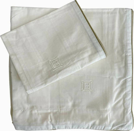 Completo Letto Matrimoniale Maxi In Puro Cotone Laura Biagiotti Con Ricamo E Coda Di Topo Set Lenzuola Con 2 Federe Casa e cucina/Tessili per la casa/Biancheria da letto/Lenzuola e federe/Set di lenzuola e federe Puleo Casa - Palermo, Commerciovirtuoso.it