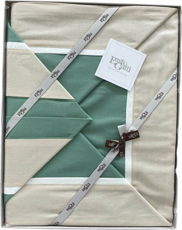 Completo Letto Matrimoniale Puro Cotone Made Emilio Gatti Articolo Viareggio Lavorazione Di Alta Qualità Set Con Federe In Confezione Scatola Regalo Casa e cucina/Tessili per la casa/Biancheria da letto/Lenzuola e federe/Set di lenzuola e federe Puleo Casa - Palermo, Commerciovirtuoso.it