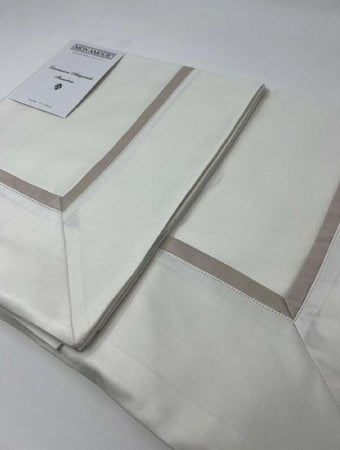 Completo Matrimoniale Raso Cotone 100% Con Profilo Mon Amour Casa e cucina/Tessili per la casa/Biancheria da letto/Lenzuola e federe/Set di lenzuola e federe Biancheria Arredo Home - Nola, Commerciovirtuoso.it