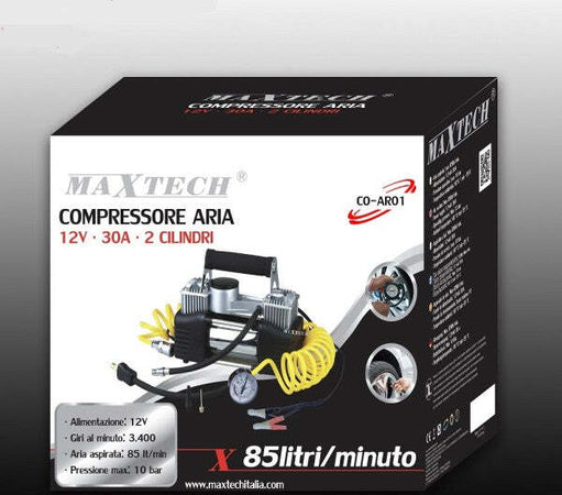Compressore-Aria-Portatile-85lt/min-12v-Silenziato-30a-10bar-Auto-Moto-Maxtech-Co-ar01