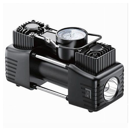 Compressore Portatile 12v 150psi Gonfiatore Ruote Auto 85l/min Manometro Co-ar04
