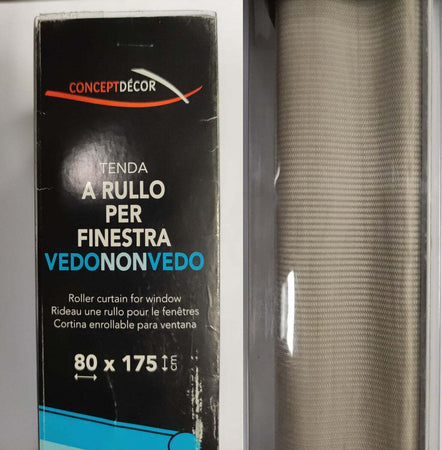 CONCEPT-DECOR---TENDA-A-RULLO-VEDO-NON-VEDO-GRIGIO-PERLA-80X175CM***