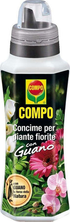 Concime liquido per piante fiorite con Guano fertilizzante per fiori da balcone 1 lt Giardino e giardinaggio/Giardinaggio/Fertilizzanti e concimi/Fertilizzanti per fiori La Zappa - Altamura, Commerciovirtuoso.it