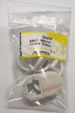 CONDY---4PZ-GANCIO-ADESIVO-BIANCO***