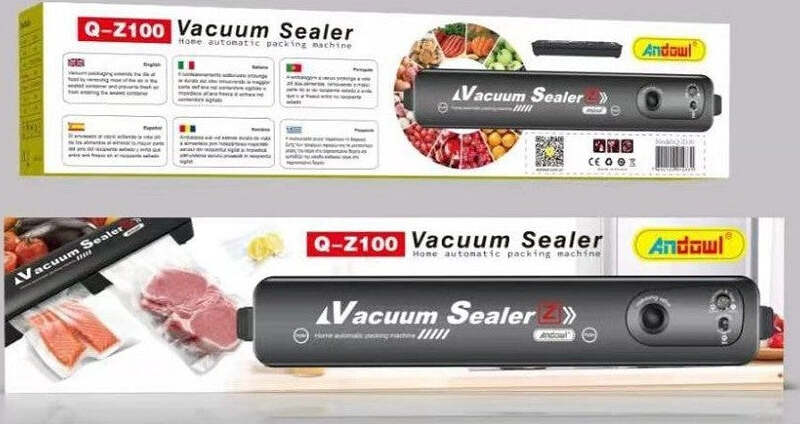 Confezionatrice Macchina Sottovuoto Elettrico Portatile Per Alimenti 90w Q-z100 Casa e cucina/Elettrodomestici per la cucina/Macchine sottovuoto per alimenti Trade Shop italia - Napoli, Commerciovirtuoso.it